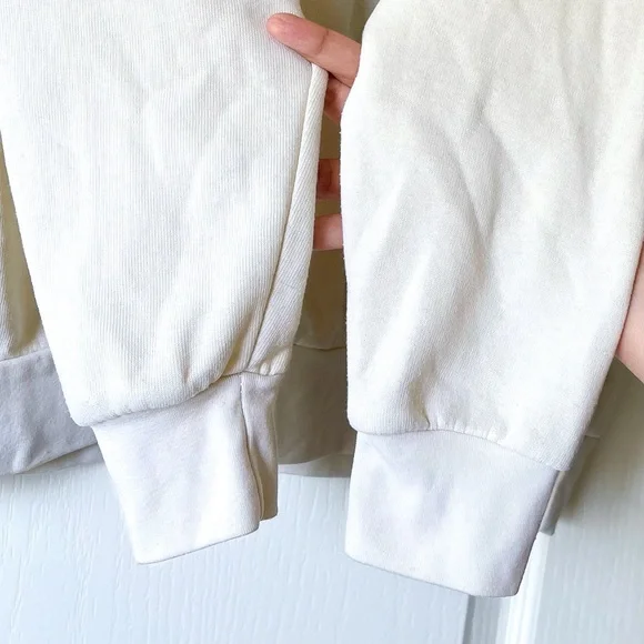 Aviator Nation Daydream Crew Sweatshirt Rainbow Vintage White Small EUC - Picture 4 of 8